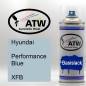 Preview: Hyundai, Performance Blue, XFB: 400ml Sprühdose, von ATW Autoteile West.